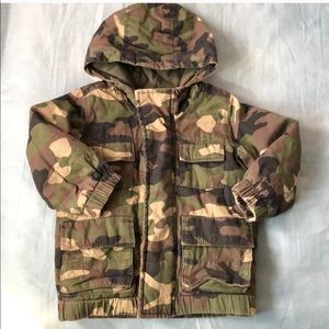 Old Navy camo print jacket 18-24 months